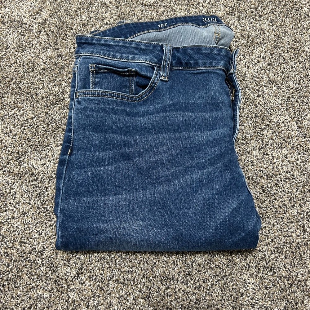 a.n.a A New Approach light wash denim colored jeggings